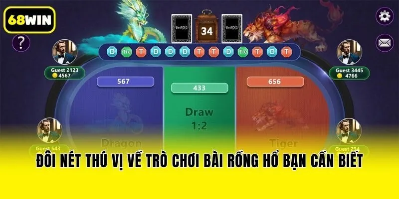 Đôi nét thú vị về trò chơi bài Rồng Hổ bạn cần biết